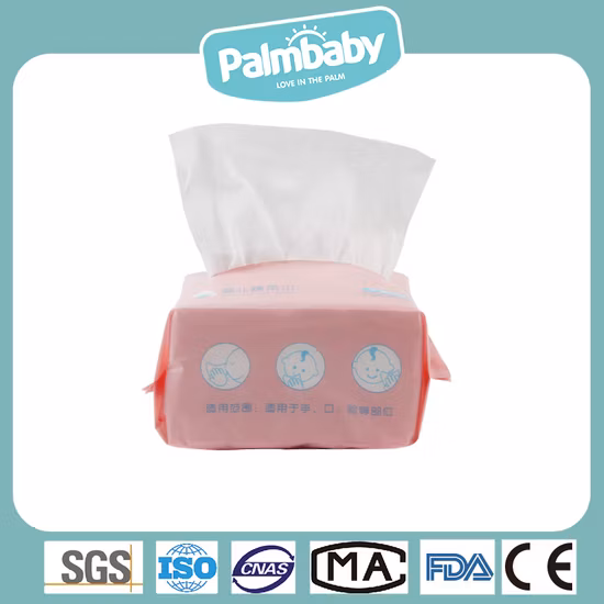 Lingettes non tissées en tissu de coton, nettoyage du visage, lingettes nettoyantes pour bébé, soins de la peau